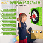 Axe Throwing Game for Backyard - Steel Frame Ax Throw Kit for Kids & Adults - Bristle Target with 6 Throwing Axes Set & Travel Bag - Outdoor/Indoor for Kids & Families Yard Carnival Games