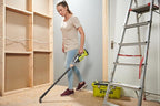 RYOBI - 18V Handheld Vacuum Cleaner with Extension Tube and Hard Floor Brush - 4.24 kPa - 0.85 m3/Min - Collector 600 ML - Comes with Crevice Tool with Retractable Brush - RHV18F-0