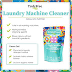 Laundry Washing Machine Cleaner - Wash & Cleans Front Load & Top Load Washers -Tub Cleaner & Deodorizer (1-Use)