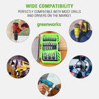Greenworks 30 Piece Impact Rated Driving Set