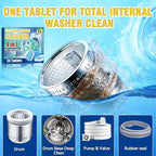 Sugelary Washing Machine Cleaner Tablets 24-Pack, Deep Clean Descaler for Front Loader and Top Load Washers, Washer Cleaner Help Clean Inside Drum and Laundry Tub Seal
