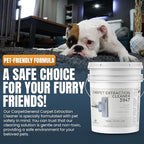 Carpet Extraction Cleaner - Water-Based Professional Deep Clean Carpet Cleaner Solution for Machine - Heavy Duty Stain Remover, Pet-Friendly, Ideal for Residential & Commercial Use