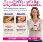 Quick 'n Brite All Purpose Cleaning Paste – Miracle Cleaner for Tough Stains | Eco-Friendly, Non-Toxic, Pet-Safe | Multi-Surface Stain Remover | Made in USA, 32oz (Pack of 2)