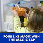 The Magic Tap Automatic Drink Dispenser: Hands-Free Milk, Beverage Dispenser, Drink Dispenser for Fridge Juice, Gifts for Women & Men: 1 Pack Teal