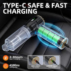Handheld Vacuum Cleaner Cordless, 23000Pa Powerful Car Mini Vacuum Cleaner, Rechargeable Portable Lightweight dust Catcher for Home Car Carpet Stairs Pet Hair Deep Cleaning
