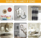 KURUI #8 Zinc Self-Drilling Drywall Anchors, 60PCs Hollow Metal Wall Anchors and Screws Kit, 30 Heavy Duty Anchors + 30#8 x 1-1/4'' Screws, 75LB Hanging and Mounting