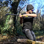 LEXIVON V28 Chopping Axe, 28-Inch Lightweight Fiber-Glass Composite Handle & Ergonomic TPR Grip | Protective Carrying Sheath Included (LX-V28)