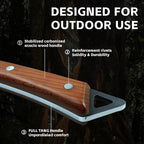 ToughEdgeTactical Tomahawk Axe Hatchet with Leather Sheath & Gift Box - Multi Functional Camping & Survival Outdoor Tool Gadgets