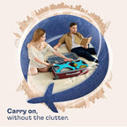 Shacke Premium 8 Packing Cubes Set - Lightweight Mesh Travel Luggage Organizers with Laundry Bag, 8-Piece Suitcase Storage System (Aqua Teal)