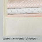 GRANNY SAYS 3-Shelf Hanging Organizer, Foldable Hanging Closet Storage, Hanging Shelves for Wardrobes & RV Closet, Beige, 29 ½" H X 12" W X 12" D, 1-Pack