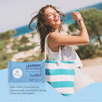 Travel Well Laundry Detergent Powder Packets - TSA-Approved Hotel & Bulk Laundry Detergent Pack - Individually Packaged Paraben-Free Stain Remover Packets - Pack of 100, 1.5 Oz
