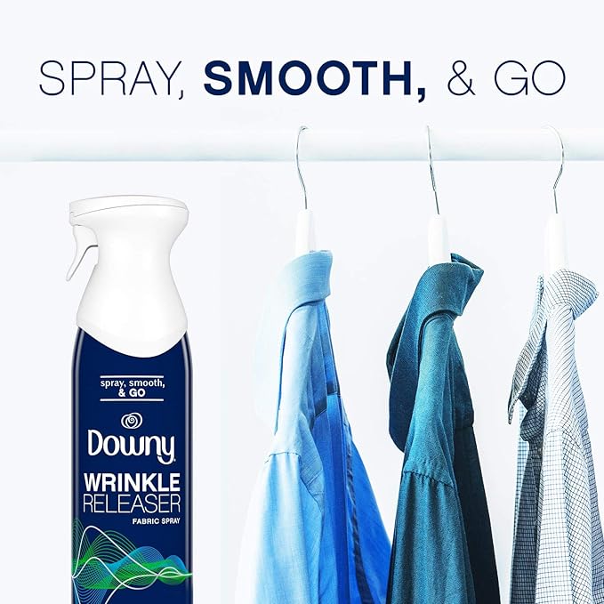 Downy WrinkleGuard Wrinkle Releaser Fabric Spray, Fresh, 9.7 oz