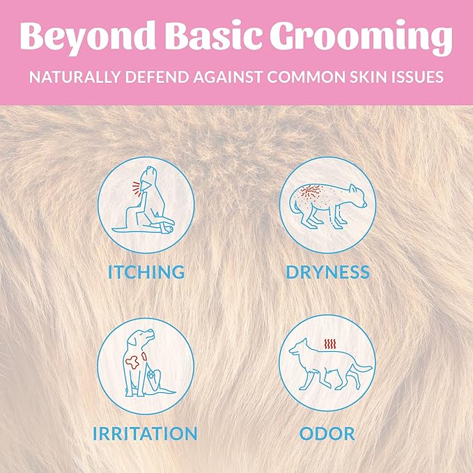 SKOUT'S HONOR Probiotic Deodorizer Spray for Pets- Hydrating Daily-Use with Avocado Oil & Omega-3s, Microbiome Friendly Certiified, Paraben & Sulfate-Free, 97% Natural, 8oz, Happy Puppy