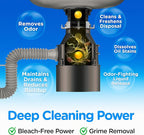 COMPAC HOME Plink Garbage Disposal Cleaner and Deodorizer, Air Fresheners for Garbage Disposal, Orange Scent, Home Cleaning Products for Kitchen Sink and Clogged Drains, Pack of 2-40 Count Total