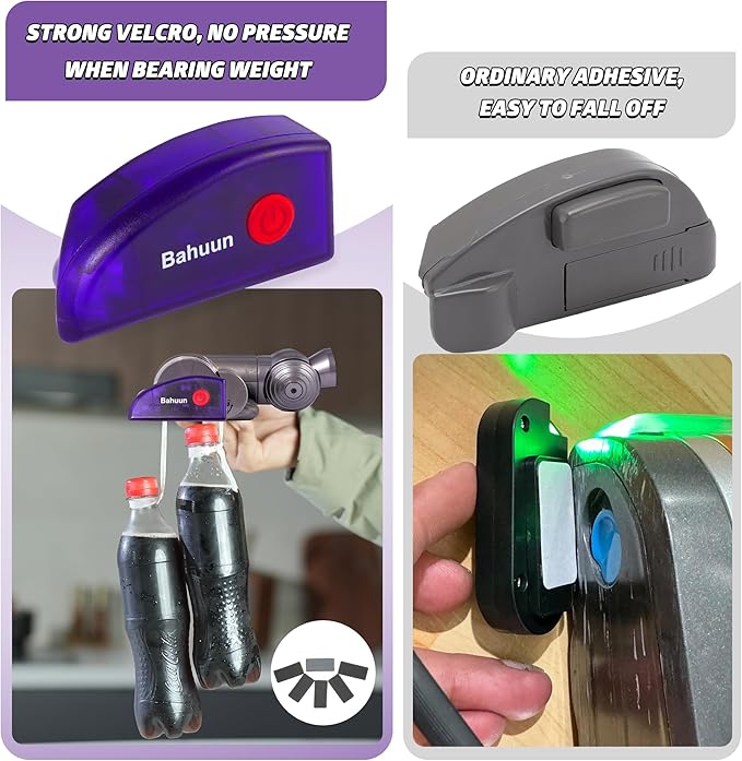 Vacuum Cleaner Dust Display LED, Compatible with Dyson & All Vacuum Cleaners,Reveal Microscopic Dust & Illuminate Invisible Pet,Cat,Dog Fur,Vacuum Accessories Upgrade Vacuum Attachment (Purple)