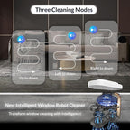 Automatic Window Cleaner Robot With Dual Water Spray,Smart Window Cleaning Washer Machine With 3000pa Suction&AI Path Planning,Perfect Windows Cleaning Robot For HighRise Windows, Tiles And Glass