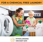 Wool Dryer Balls - Dry 1,000 Loads - 6 Pack Eco - Friendly Zero Waste - Organic Handmade in Nepal - Fair Trade by Woolygon