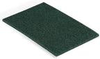 Professional Medium Duty Scouring Pad, Green, 10/Pack