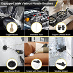 Dyna-Living Steam Cleaner 1500W Handheld Steamer for Cleaning Portable Car Steamer Cleaner, 221℉ High-Temp Steamer Cleaner for Home, Intelligent Touch Panel & Spray Gun Control