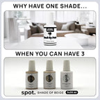 spot. Touch-Up Paint | Matte Finish for Cabinets, Walls, Doors & Furniture | Multi-Tone Beige Repair Kit | Quick-Dry, Self-Priming, Low-Odor, Eco-Friendly | No-Sanding or Primer Needed | 3 Pack