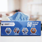 Arkwright Smart Rags Microfiber Cleaning Cloths, Pallet of 14400, Lint Free 180 GSM Reusable Towels for Auto, Office and Household Cleaning, 12 x 12 in, Blue
