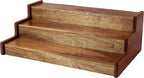 Acacia Wood 3 Tiered Spice Rack, 3 Tier Spice Organizer for Cabinet or Kitchen