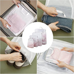 GWT 4Pcs 3D Mesh Laundry Bags with Hanging Handles (S/M/L/XL) - Durable Zippered Wash Bags for Delicates, Shoes & Bulk Clothes - Space-Saving Foldable Design