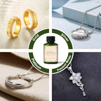 50ml Jewelry Protective Coating, Jewelry Sealant Tarnish Protection Maintain Brilliant Luster, Against Wear & Oxidation, Suitable for Metals, Gemstones