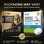 Garbage Disposal Cleaner Deodorizer Tablets – Heavy Duty XL Foaming Tablet for Kitchen Sink Drains and Disposals – Natural Sink and Disposal Cleaning Tablet – 12 XL Tablets, One Year Supply