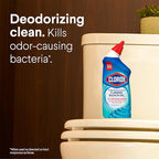 CLOROX Toilet Bowl Cleaner Clinging Bleach Gel, Ocean Mist, 24 Fl Oz, Pack of 2 (Package May Vary)