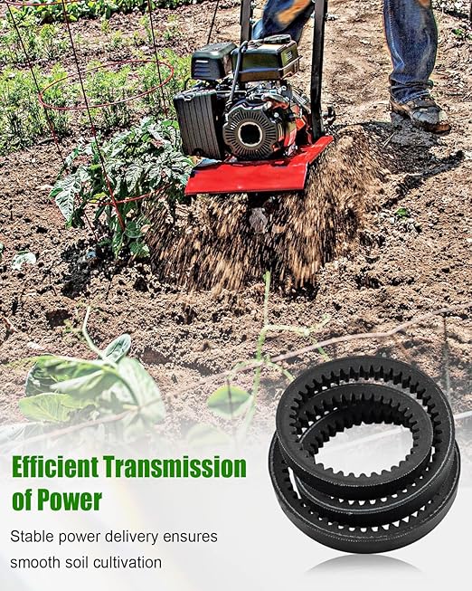 20343 Drive Belt Fit for Earthquake 20015 25780 35310 24734 22662 35053 Rear Tine Tiller Cultivator, Tiller Belt 12" x 728" Type 4L Tooth