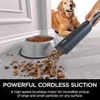 Shark WV410BL WANDVAC Cordless Hand Vacuum, Ultra-Lightweight & Portable with Powerful Suction & Tools for Pets, Designed for Car & Home, Dark Blue