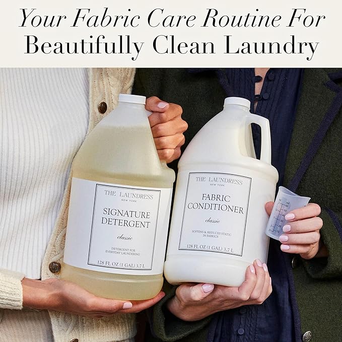 The Laundress Signature Fabric Conditioner Classic, Concentrated Fabric Softener Liquid, Soften Fabrics, Reduces Static,128 Fl Oz