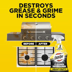 Easy-Off Heavy Duty Degreaser, Removes Grease & Grime, For Kitchen, Garage, Outdoor & More 32oz
