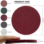 10 Pack 6 Inch Hoop and Loop Multipurpose Scrubber Scouring Pads -120 240 400 800 2000 Grits, Flocking Scuff Pads, Conditioning Discs Polishing Pads for Furniture Automotive Cleaning
