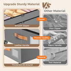 Under Bed Storage with Wheels, Large Capacity UnderBed Containers with Clear Lids, Shoe Organizer Under Bed Drawers, Rolling Under the Bed Storage for Clothes, Shoes, Blankets