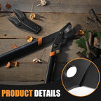 Steel Lopper Replacement Blade for Fiskars 32 Inch Bypass Lopper, 2 PCS Large Pruner Blades for Branch Cutting Gardening Tools, Black