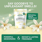 Good Natured Brand | Carpet Deodorizer & Freshener Powder | 31 oz Pet Odor Eliminator for Strong Odor & Pet Urine | Fresh Natural Vanilla Cream Scent | Safe for Homes with Pets