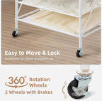 STORAGE MANIAC Sweater Drying Rack, Mesh Clothes Drying Rack, Stackable Laundry Drying Rack, Lay Flat Dryer for Delicates, Portable Dry Rack for Indoor or Outdoor, White, 5 Tier Foldable