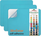 Canvas Repair Patch 9×11 Inch 3Pcs Waterproof Self-Adhesive Fabric Repair Patch for Tents,Boat Cover,Pop Up Canopy,Patio,Bags,Car Seats,Sofas,Furniture Cover(Turquoise)