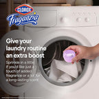 Clorox Fraganzia Laundry Scent Booster Crystals, In-Wash Fragrance Beads for Fresh-Smelling Clothes & Linens, Safe for All Fabrics & Colors, Lavender with Eucalyptus, 18 Oz, 2 Pack