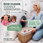 No More Dryer Sheets! Reusable Wool Dryer Balls XL 6-Pack - Reduces Static, Cuts Dry Time, & Softens Naturally