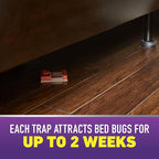 Ortho Home Defense Max Bed Bug Trap, Detect Bed Bugs in Homes and While Traveling, 2 Traps in Each Package (Pack of 10)