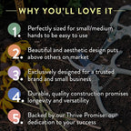 Modern Sprout Hand Pruners - Lightweight Pruning Shears W/Easy Lock- Gardening Scissors - Bypass Sharp Carbon Steel Blade - Rust Resistant - Garden Tools - Reusable Holster - Lavender
