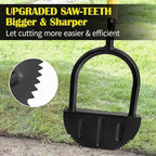 41in Lawn Edger, Half Moon Edger, Border Edger with T-Grip, Saw-Tooth for Sidewalk and Grass Maintenance