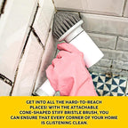 Electric Spin Scrubber, Power Cleaning Brush with 3 Heads, Cordless Waterproof Shower Scrubber with Dual Speed, Perfect for Cleaning Bathroom, Tile, Cars, Floor. Electric Scrub Brush for tub