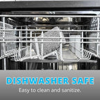 Grill Rescue Heavy Duty Kitchen Sponge - Lasts 20x Longer, Scratch-Free, Safe for Non-Stick Cookware - Cut Resistant, Versatile Household, Bathroom & Outdoor Cleaning Supplies (3, Grey)