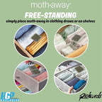 Richards Homewares Moth Away Sachets – 72-Pack Value Pack, Natural Herbal Moth Repellent, Non-Toxic & Chemical-Free, Fresh Scent for Closets, Drawers & Storage – Made in USA