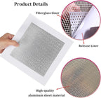 3 Pieces 7.87 Inch Wall Patch Repair, Drywall Repair Patch Self Adhesive Drywall Patch and Fiberglass Repair Kit, Heavy Duty Dry Wall Hole Repair Patch for Drywall Plasterboard (20 * 20 cm)