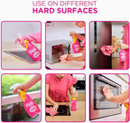 The Pink Stuff Miracle Multi-Purpose Cleaner â€“ Removes Grease, Grime, and Stains on Kitchens, Bathrooms, Floors, and More - 750ml (Pack of 2)